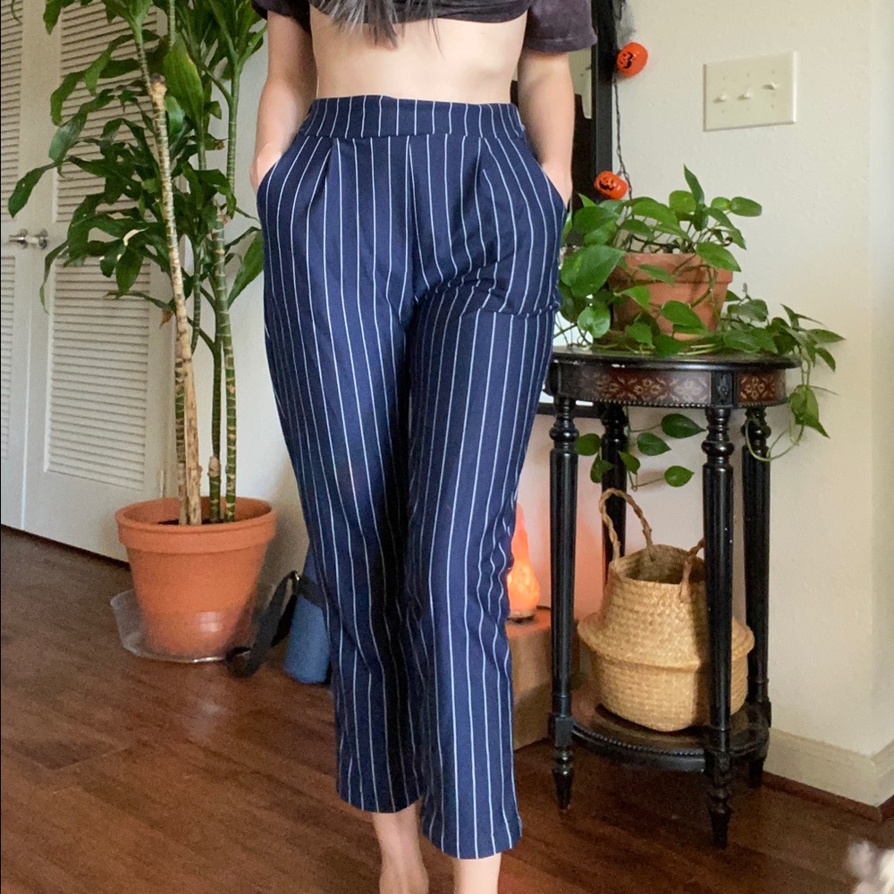 Shein pinstripe pants